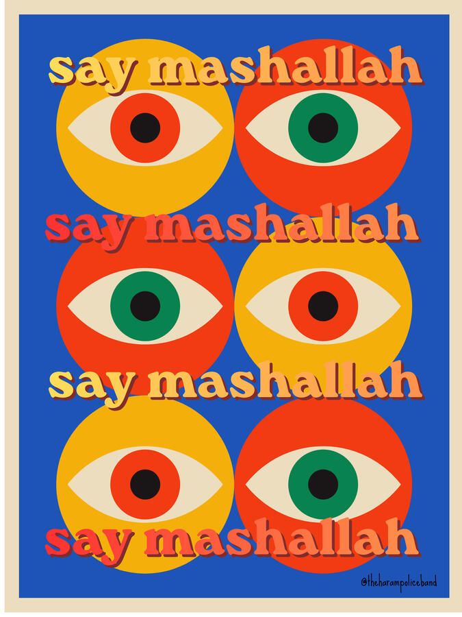 Say Mashallah Poster Say Mashallah Poster